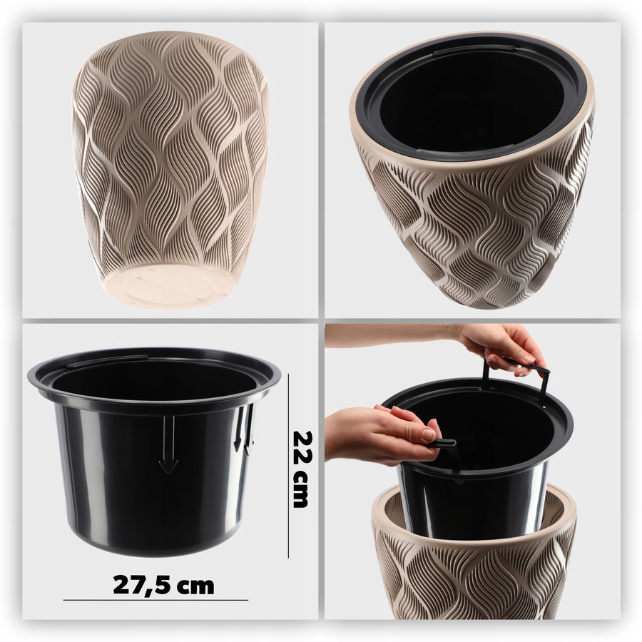 Wave plantenpot voor buiten