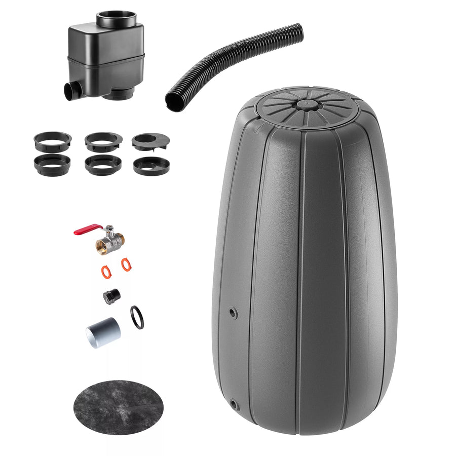 Regenton 200L Antraciet – Incl. Aansluitset – Modern Design