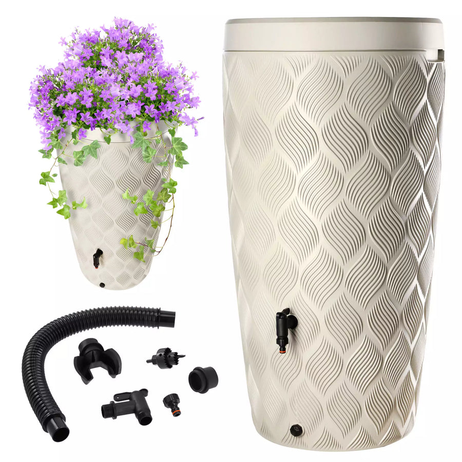 Regenton 240 liter – kraandetail en waterstroom