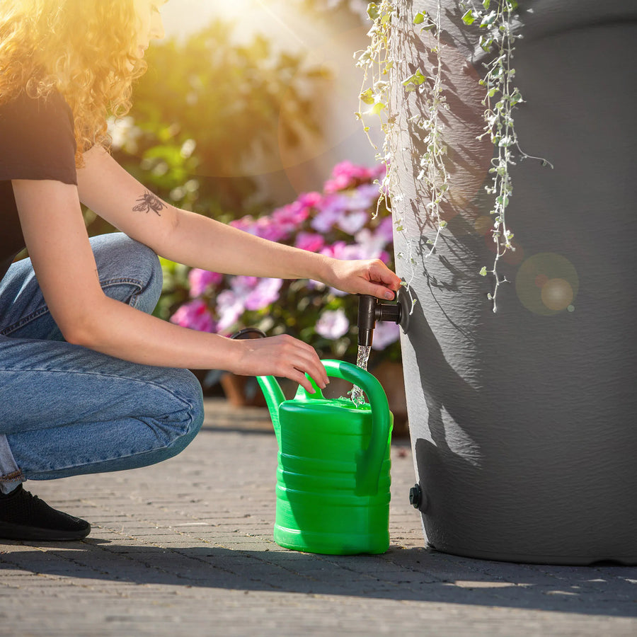 regenton 210l met aansluitset en plantenbak