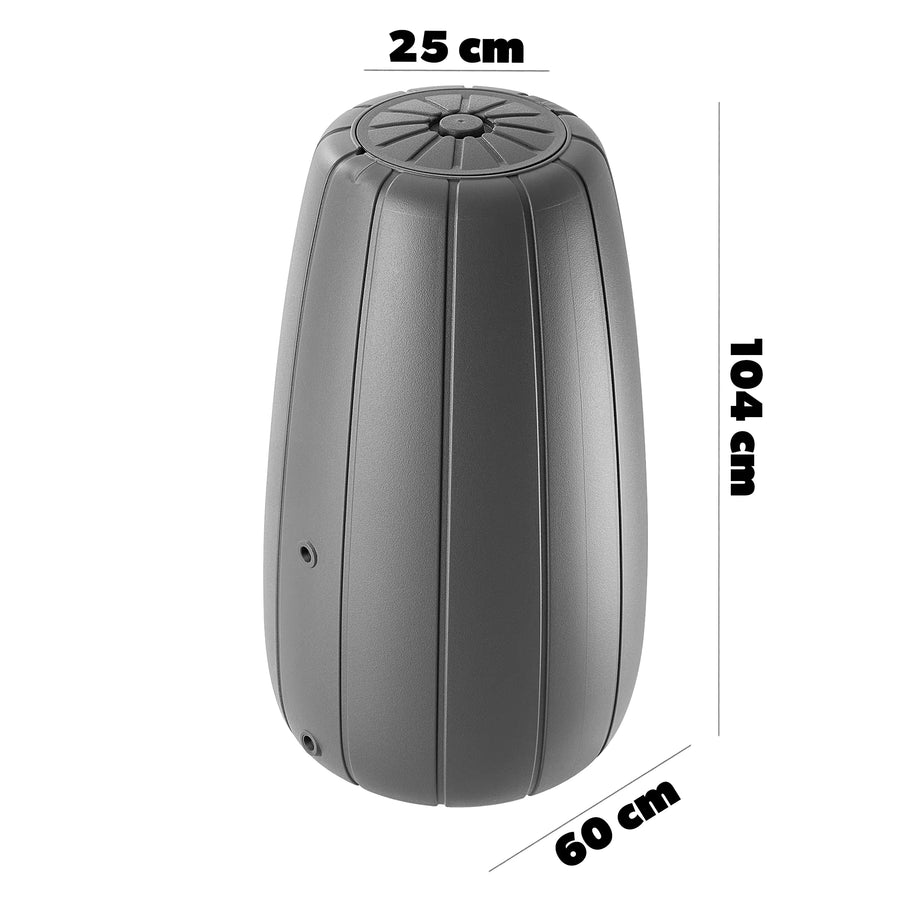 Regenton 200L Antraciet – Incl. Aansluitset – Modern Design