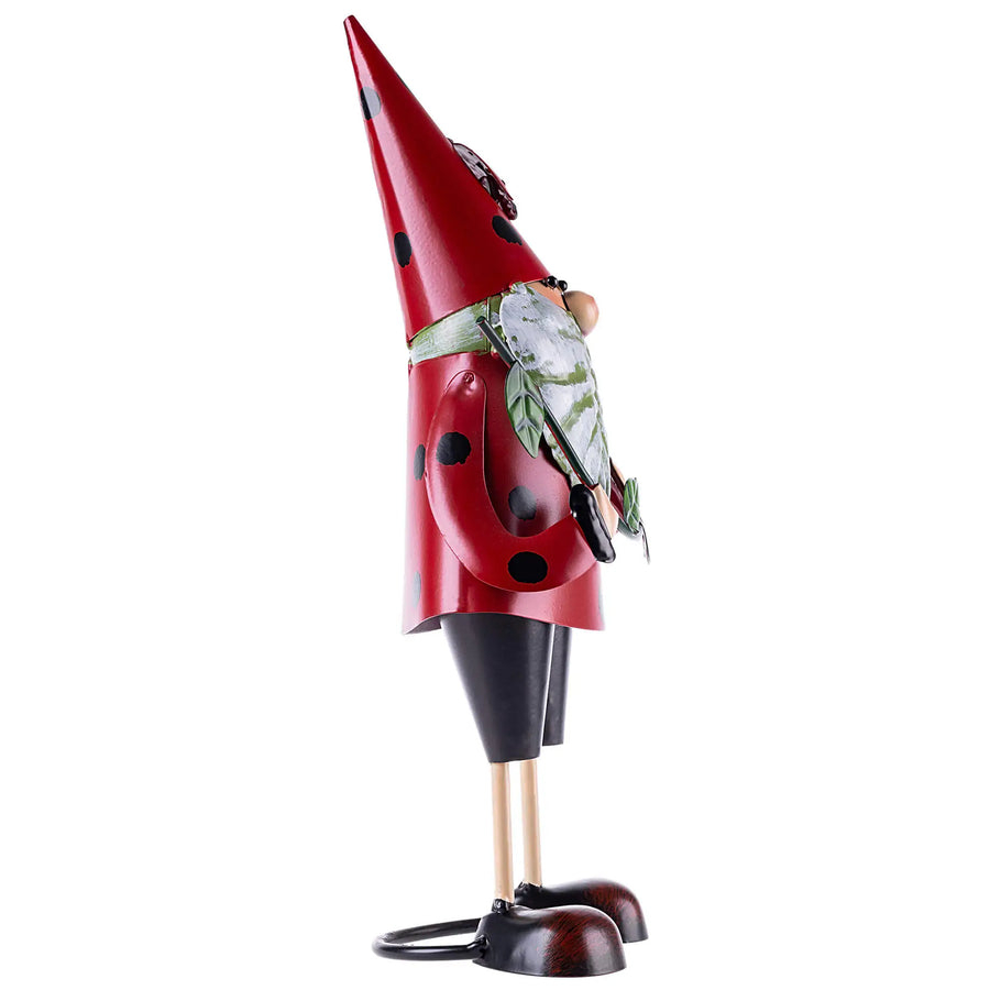 Stalen Tuinkabouter – Blauw of Rood